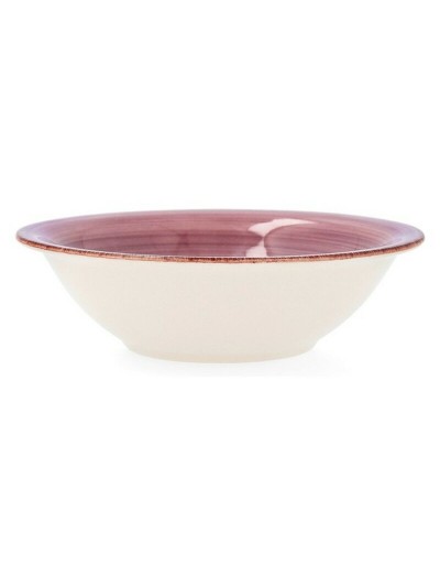 Bol Quid Vita Rosa Cerámica 6 Unidades (18 cm)