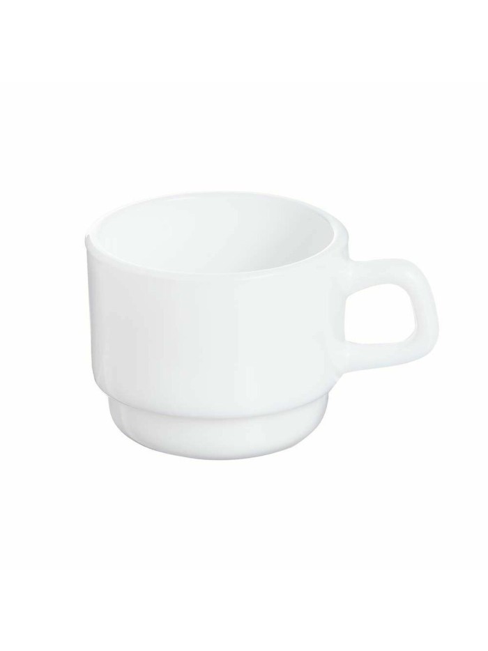 Juego de Tazas de Café Arcoroc Restaurant Blanco Vidrio 12 Unidades 80 ml