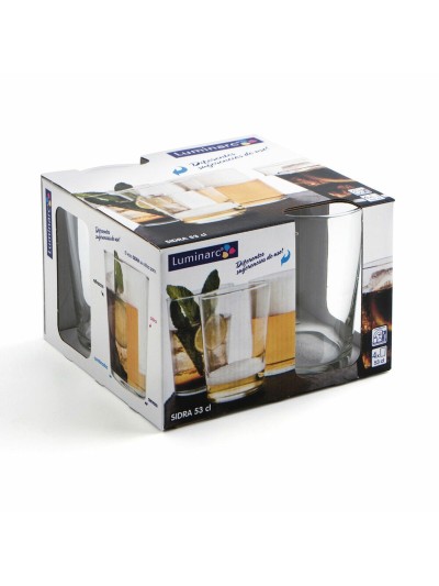 Set de Verres Luminarc Sidra Transparent verre 530 ml Cidre 4 Pièces