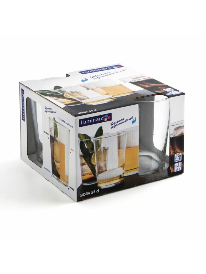 Set de Verres Luminarc Sidra Transparent verre 530 ml Cidre 4 Pièces