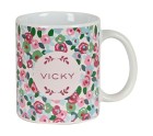 Taza Mug Vicky Martín Berrocal Rosebloom Cerámica Multicolor (350 ml)