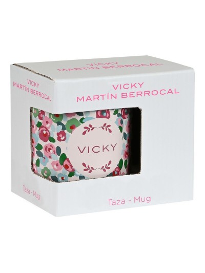 Mug Vicky Martín Berrocal Rosebloom Ceramic Multicolour (350 ml)