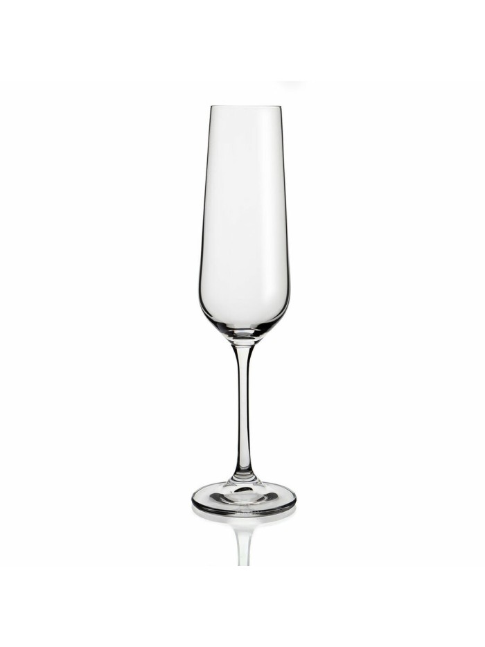 Champagne glass Belia Bohemia Transparent Glass 6 Units (20 cl)