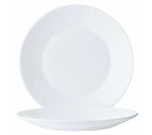 Plato de Postre Arcoroc Restaurant 6 Unidades Blanco Vidrio (Ø 19,5 cm)