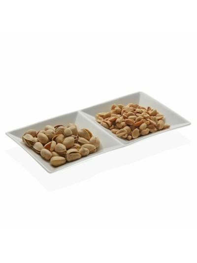 Snack tray Versa Ceramic Porcelain (23 x 11 x 3 cm)