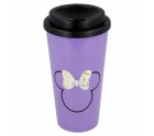 Glass with Lid Minnie Mouse 01049 (520 ml)