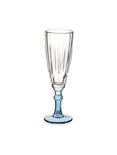 Coupe de champagne Exotic Verre Bleu 170 ml