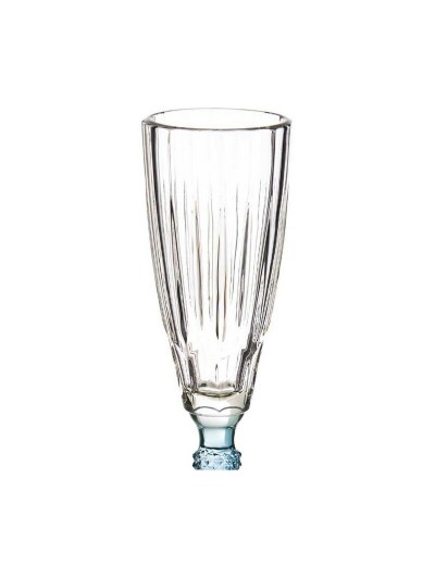 Copa de champán Exotic Cristal Azul 170 ml