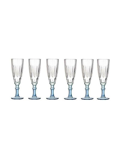 Champagne glass Exotic Crystal Blue 170 ml