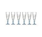 Champagne glass Exotic Crystal Blue 170 ml