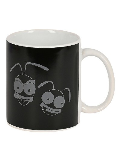 Tasse mug El Hormiguero Blanc Céramique Noir (350 ml)