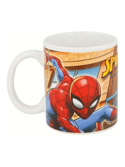 Tasse mug Spider-Man Great power Bleu Rouge Céramique 350 ml