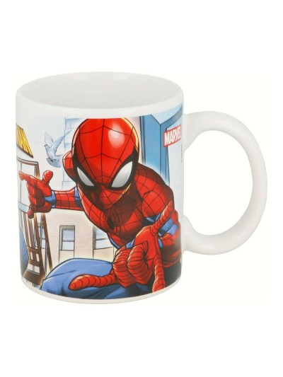 Tasse mug Spider-Man Great power Bleu Rouge Céramique 350 ml