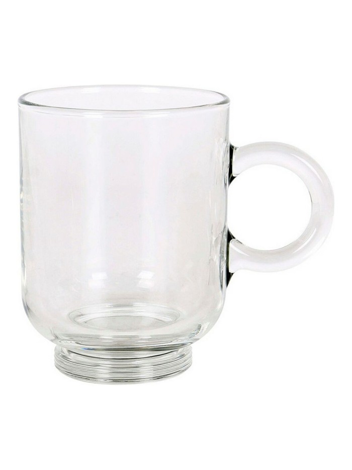 Juego de 6 Tazas de Café Royal Leerdam Sentido Mug Transparente Cristal 6 Piezas (6 Unidades) (37 cl)