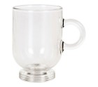 Juego de 6 Tazas de Café Royal Leerdam Sentido Expresso Transparente Acero Inoxidable Cristal 80 ml 6 Piezas (6 Unidades)