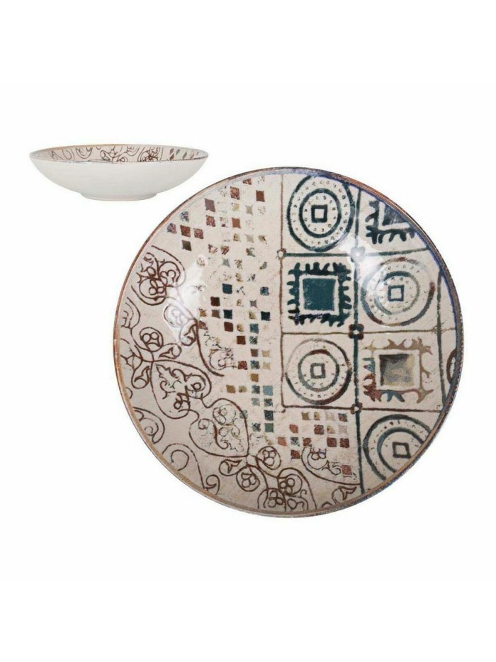 Deep Plate La Mediterránea Creta Porcelain Shine (ø 21 x 5,3 cm)