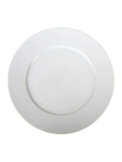 Assiette plate La Mediterránea Saler Porcelaine Blanc (Ø 25 cm)