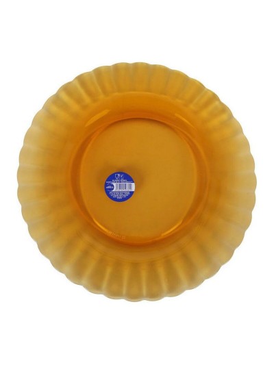 Flat Plate Duralex Picardie Crystal Amber ø 26 x 2 cm