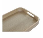 Bandeja de Aperitivos DKD Home Decor Natural Escandinavo 40 x 30 x 5,5 cm (2 Unidades)