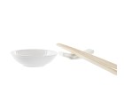Set de Sushi DKD Home Decor Bambú Gres Blanco Natural Oriental 27,3 x 20,3 x 2,5 cm (12 Unidades)