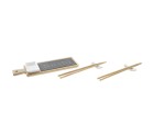 Set de Sushi DKD Home Decor Bambú Pizarra Natural Oriental 28 x 9 x 2 cm (3 Piezas) (6 Piezas)
