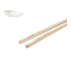 Set de Sushi DKD Home Decor Bambú Pizarra Natural Oriental 28 x 9 x 2 cm (3 Piezas) (6 Piezas)