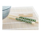 Set de Sushi DKD Home Decor 14,5 x 14,5 x 31 cm Verde Gres Oriental (16 Piezas)