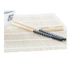 Set de sushi DKD Home Decor Bambou Grès Blanc Oriental 14,5 x 14,5 x 31 cm (16 Pièces)