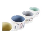 Cup DKD Home Decor Blue Multicolour Metal Dolomite 260 ml