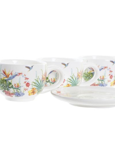Taza DKD Home Decor Multicolor Dolomita 180 ml