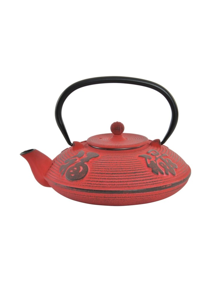 Teapot DKD Home Decor Red 800 ml