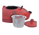 Teapot DKD Home Decor Red 800 ml