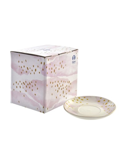 Tetera DKD Home Decor Cristal Porcelana Rosa Transparente Blanco Verde (2 Unidades)