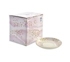 Tetera DKD Home Decor Cristal Porcelana Rosa Transparente Blanco Verde (2 Unidades)