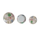 Service de Vaisselle DKD Home Decor Multicouleur Porcelaine Fleurs Urbaine 27 x 27 x 3 cm 18 Pièces (18 pcs)