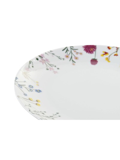 Set de Vajilla DKD Home Decor Multicolor Porcelana Flores 27 x 27 x 3 cm 18 Piezas (18 pcs)