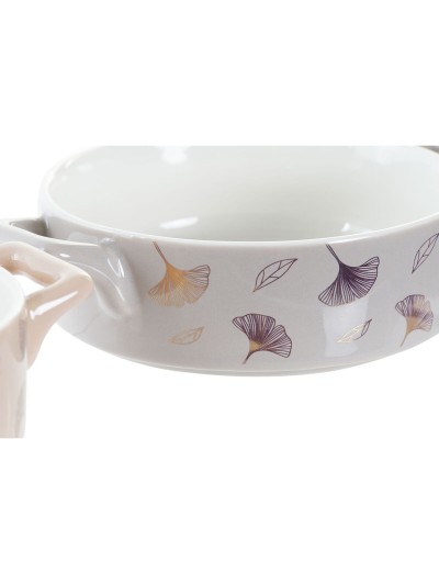 Cuenco DKD Home Decor 16,8 x 12,5 x 4,3 cm Dorado Metal Moderno