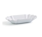 Bandeja de Aperitivos Quid Gastro Fun Blanco Cerámica 20,5 x 11 x 3,5 cm (12 Unidades) (Pack 12x)