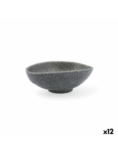 Bowl Quid Lonja Grey Plastic (12 Units) (Pack 12x)