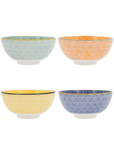 Bol Quid Pippa Cerámica (15 x 15 x 7,3 cm) (Pack 6x)