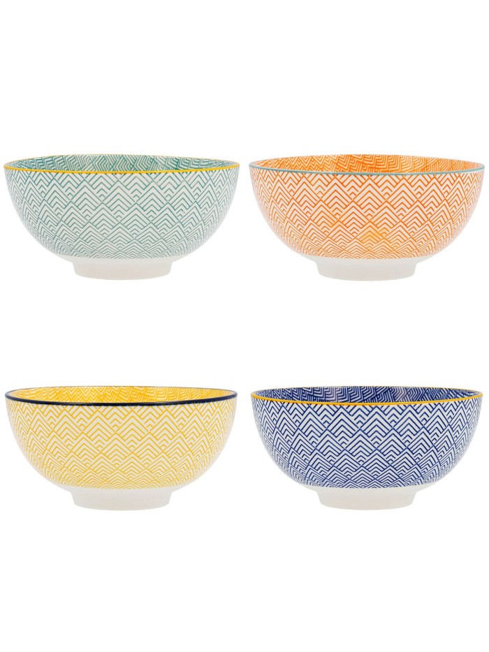 Bol Quid Pippa Céramique (15 x 15 x 7,3 cm) (Pack 6x)