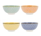 Bol Quid Pippa Cerámica (15 x 15 x 7,3 cm) (Pack 6x)