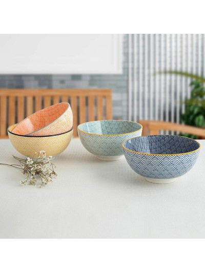 Bowl Quid Pippa Ceramic (15 x 15 x 7,3 cm) (Pack 6x)