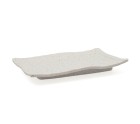 Plato Llano Bidasoa Ikonic Rectangular Gris Plástico (20,7 x 13 x 2 cm) (Pack 12x)