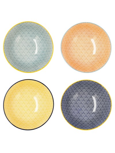 Bol Quid Pippa Cerámica (15 x 15 x 7,3 cm) (Pack 6x)