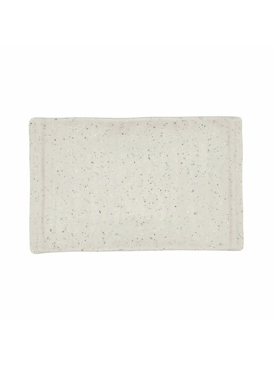 Plato Llano Bidasoa Ikonic Rectangular Gris Plástico (20,7 x 13 x 2 cm) (Pack 12x)