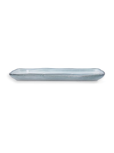Fuente de Cocina Quid Boreal Azul Cerámica 28 x 14 cm (4 Unidades) (Pack 4x)