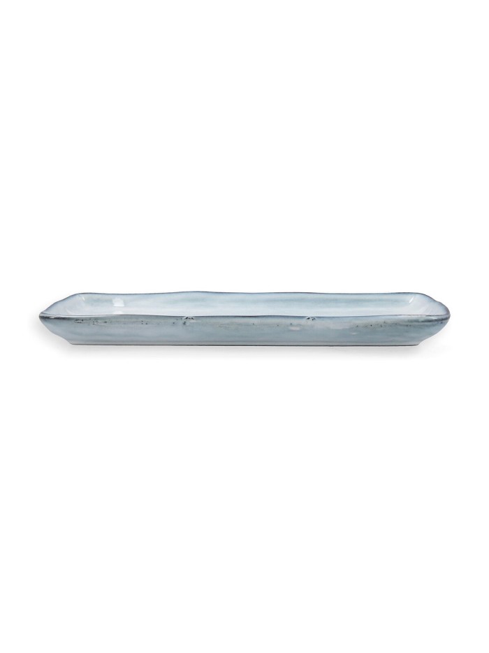 Fuente de Cocina Quid Boreal Azul Cerámica 28 x 14 cm (4 Unidades) (Pack 4x)