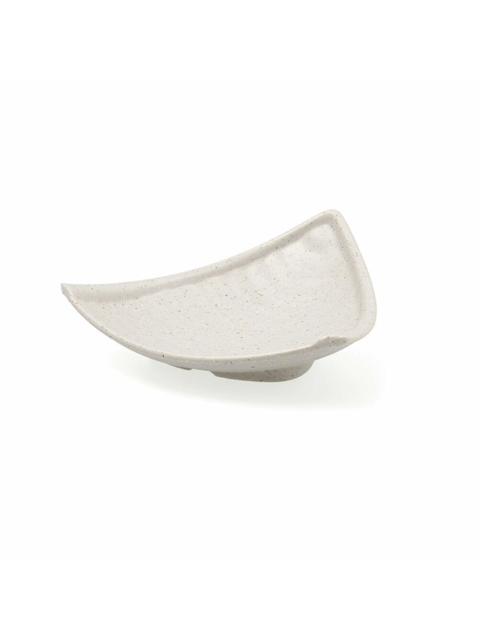 Assiette Bidasoa Ikonic Triangulaire Gris Plastique Mélamine 20,7 x 20 x 7 cm (12 Unités) (Pack 12x)