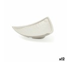 Plato Bidasoa Ikonic Triangular Gris Plástico Melamina 20,7 x 20 x 7 cm (12 Unidades) (Pack 12x)